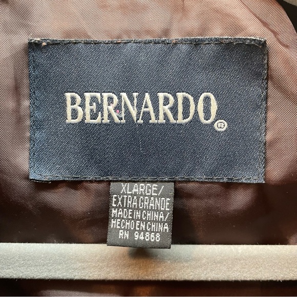 Bernardo Brown Suede Button-Front Jacket - Picture 2 of 13